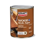 Kraft Wood Style Aqua Διακοσμητικό Βερνίκι Ξύλου Πολυουρεθάνης Άχρωμο Σατινέ 750ml